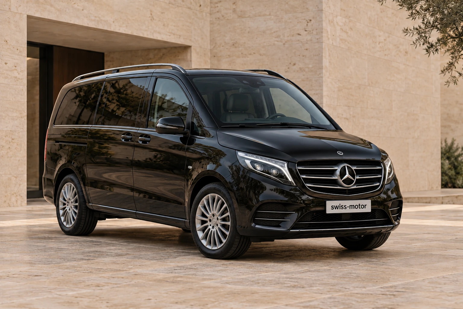 Mercedes Classe V, illustration générée par IA